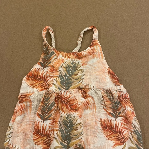 Angel Dear Girl’s Tie Back Romper 100% Cotton Muslin Size 18-24 Months - Picture 3 of 11